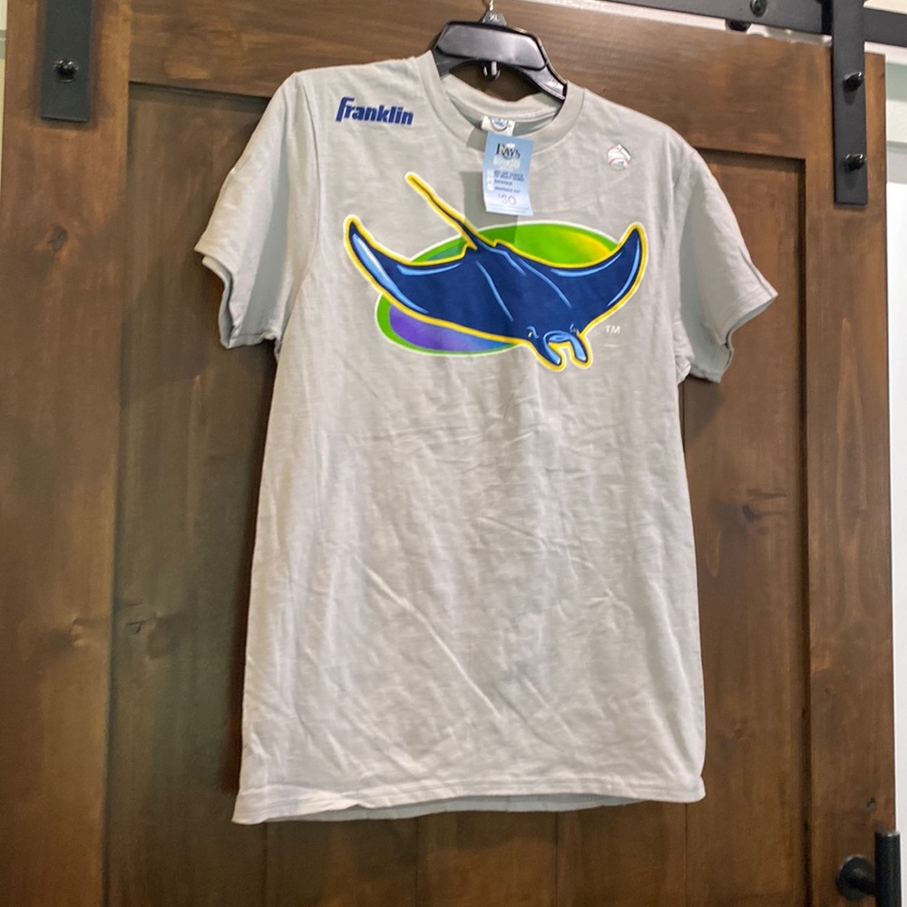647) Rays rookie baseball kids club T-shirt NWT